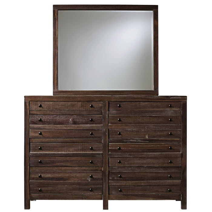 Modus Townsend Eight Drawer Solid Wood Dresser in Java (2024) Image 4