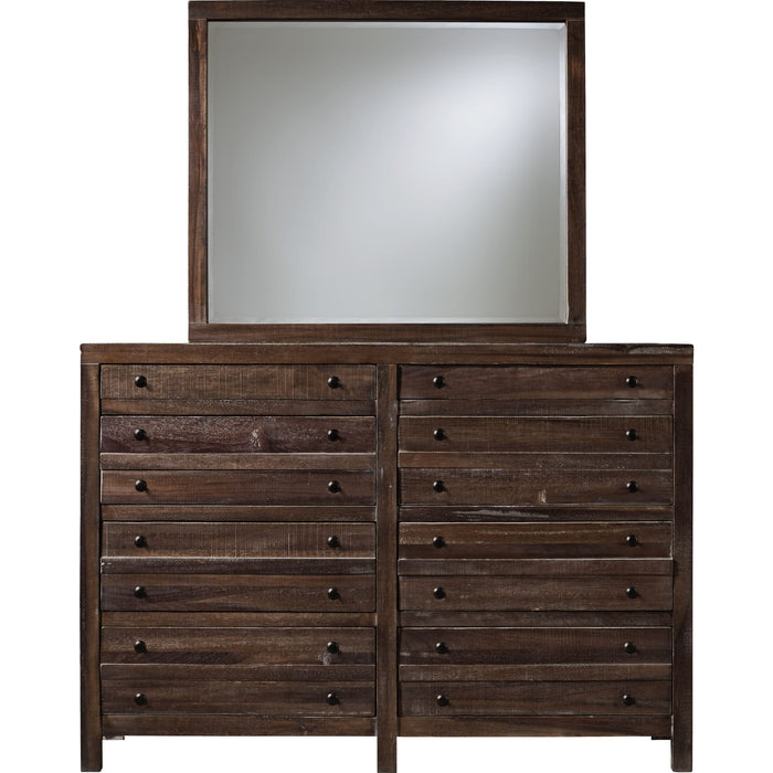 Modus Furniture Townsend Eight Drawer Solid Wood Dresser in Java (2024) 655450431876 8T0682A Image 4