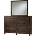 Modus Furniture Townsend Eight Drawer Solid Wood Dresser in Java (2024) 655450431876 8T0682A Image 5