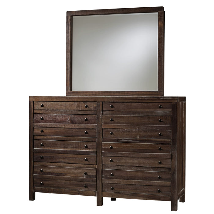 Modus Townsend Eight Drawer Solid Wood Dresser in Java (2024) Image 5