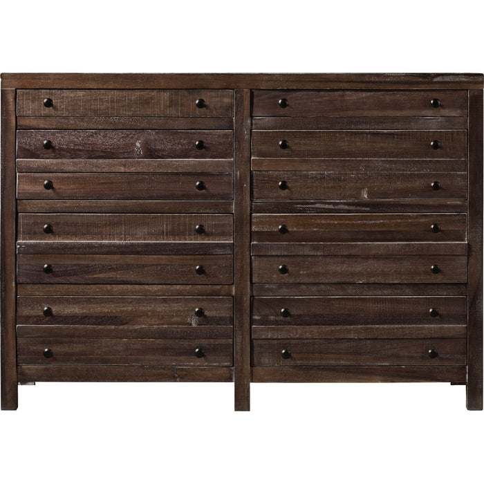 Modus Furniture Townsend Eight Drawer Solid Wood Dresser in Java (2024) 655450431876 8T0682A Image 6