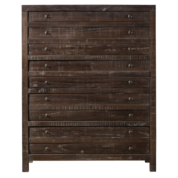 Modus Townsend Five Drawer Solid Wood Chest in JavaImage 5