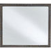 Modus Furniture Townsend Solid Wood Beveled Glass Mirror in Gunmetal 655450256196 8TR983 Image 2