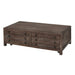 Modus Townsend Solid Wood Castered Coffee Table in Java Image 3