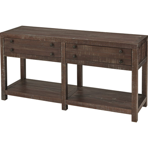 Modus Furniture Townsend Solid Wood Console Table in Java 655450170898 8T0623 Image 3