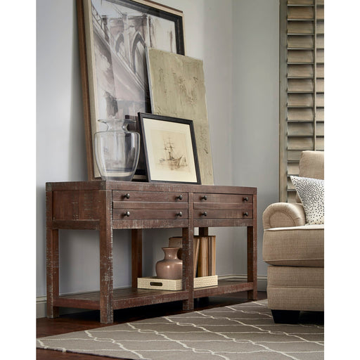 Modus Townsend Solid Wood Console Table in Java Main Image