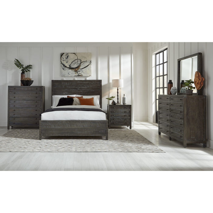 Modus Furniture Townsend Solid Wood Eight Drawer Dresser in Gunmetal (2024) 655450431845 8TR982A Image 2
