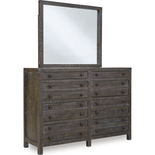 Modus Furniture Townsend Solid Wood Eight Drawer Dresser in Gunmetal (2024) 655450431845 8TR982A Image 3