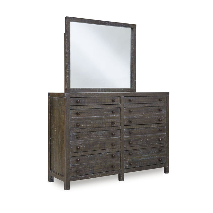 Modus Townsend Solid Wood Eight Drawer Dresser in Gunmetal (2024)Image 3