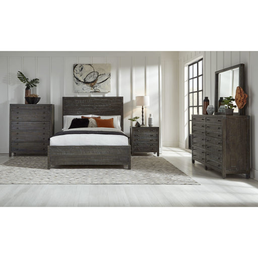 Modus Furniture Townsend Solid Wood Five Drawer Chest in Gunmetal (2024) 655450431852 8TR984A Image 1