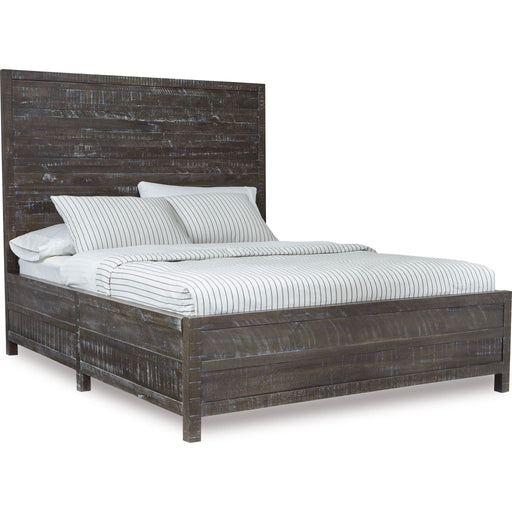 Modus Furniture Townsend Solid Wood Low Profile Bed in Gunmetal  8TR9B  Image 3