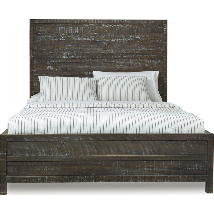 Modus Furniture Townsend Solid Wood Low Profile Bed in Gunmetal  8TR9B  Image 4