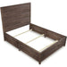 Modus Furniture Townsend Solid Wood Low Profile Bed in Gunmetal  8TR9B  Image 5