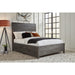 Modus Furniture Townsend Solid Wood Low Profile Bed in Gunmetal  8TR9B  Main Image