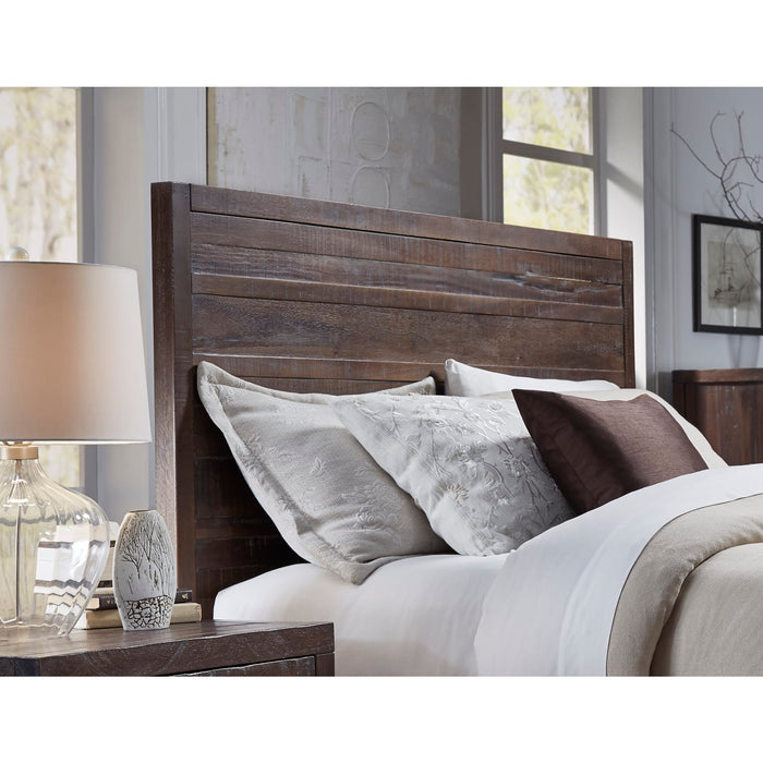 Modus Townsend Solid Wood Panel Bed in Java Image 2