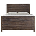 Modus Townsend Solid Wood Panel Bed in Java Image 3