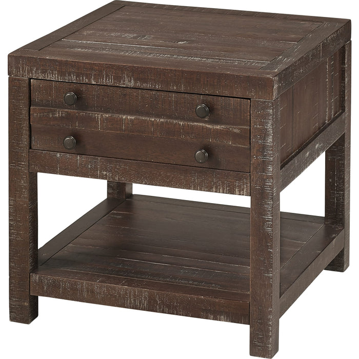 Modus Furniture Townsend Solid Wood Side Table in Java 655450170881 8T0622 Image 3