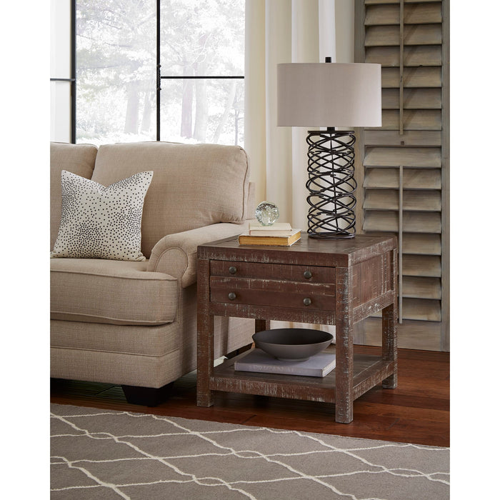 Modus Townsend Solid Wood Side Table in Java Main Image