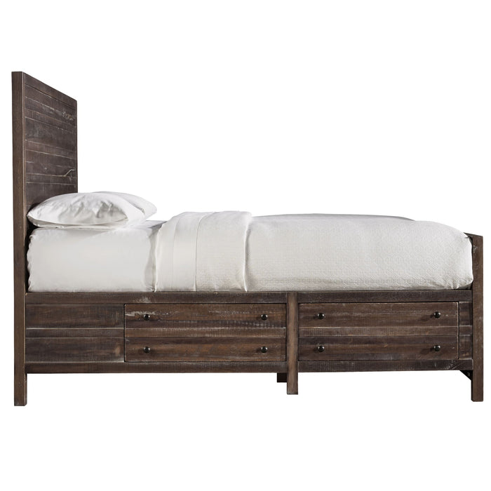 Modus Townsend Solid Wood Storage Bed in Java Image 6