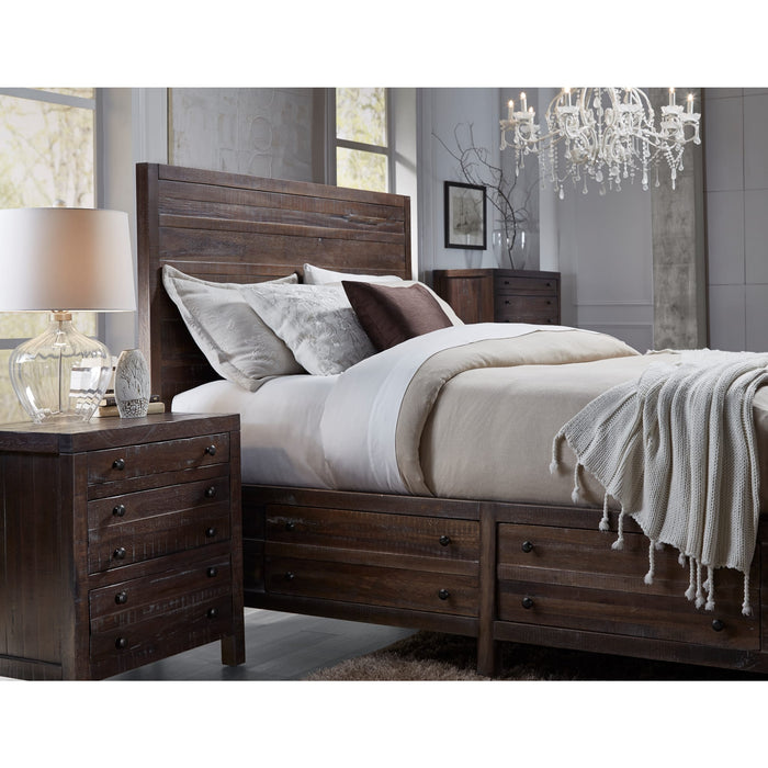 Modus Furniture Townsend Solid Wood Storage Bed in Java  8T06D  Image 2