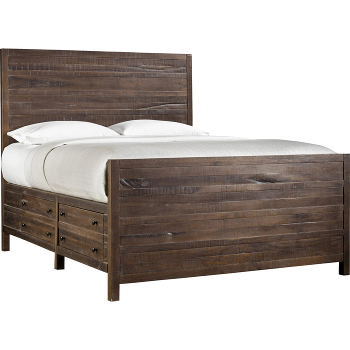 Modus Furniture Townsend Solid Wood Storage Bed in Java  8T06D  Image 5