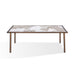 Modus Tulum Stone Top Dining Table with Bronze Metal Base Image 4