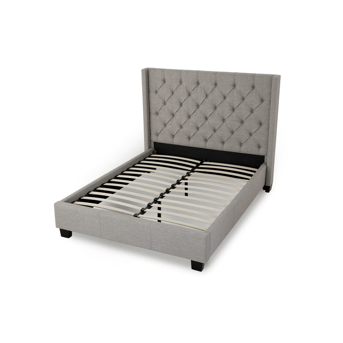 Modus Verona Upholstered Platform Bed in Speckled GreyImage 4