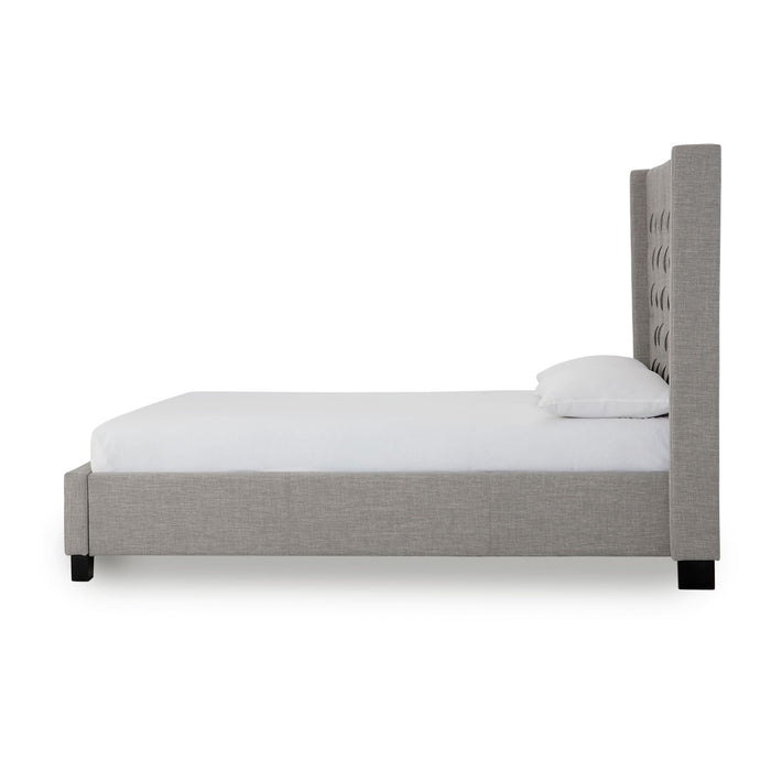 Modus Verona Upholstered Platform Bed in Speckled GreyImage 3