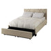 Modus Vienne Nailhead Upholstered Platform Storage Bed in PowderImage 5
