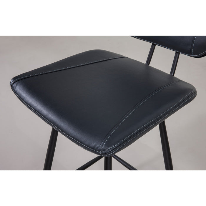 Modus Furniture Vinson Modern Swivel Bar Stool in Cobalt 655450170478 9LE868V Image 4