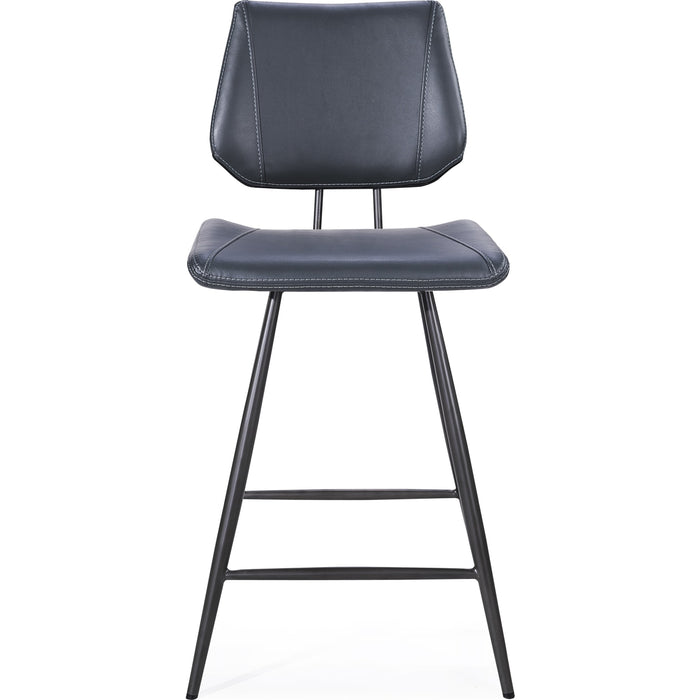 Modus Furniture Vinson Modern Swivel Counter Stool in Cobalt 655450166471 9LE870V Image 3