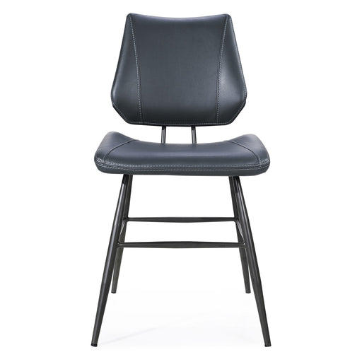 Modus Vinson Sculpted Modern Dining Chair in CobaltImage 1