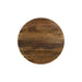 Modus Virton Solid Wood Round Coffee Table in Smoked Brown Image 3