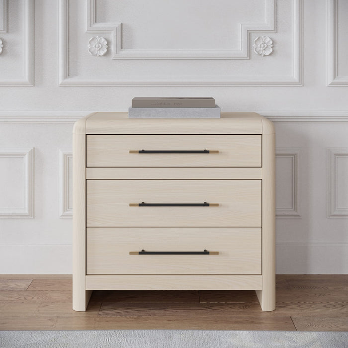 Modus Furniture Wallen 3 Dwrs NS  White Sand 655450470134 TDXX81 Main Image