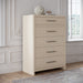 Modus Furniture Wallen 5 Drawer Chest Wht Snd 655450470165 TDXX84 Image 1