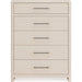 Modus Furniture Wallen 5 Drawer Chest Wht Snd 655450470165 TDXX84 Image 2