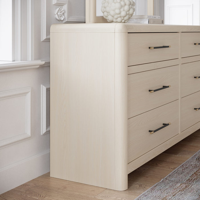 Modus Furniture Wallen 6 Dwr Dresser Wh Snd 655450470141 TDXX82 Image 2