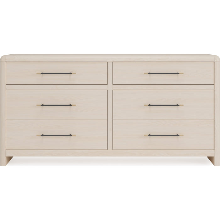 Modus Furniture Wallen 6 Dwr Dresser Wh Snd 655450470141 TDXX82 Image 3