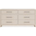 Modus Furniture Wallen 6 Dwr Dresser Wh Snd 655450470141 TDXX82 Image 3