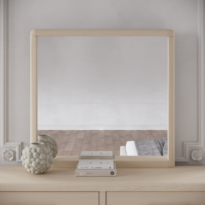 Modus Furniture Wallen Mirror White Sand 655450470158 TDXX83 Main Image