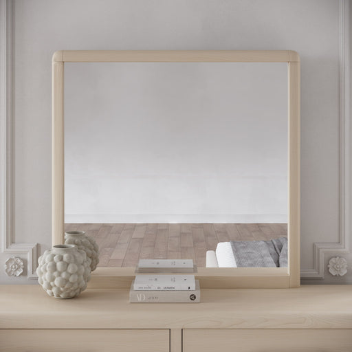 Modus Furniture Wallen Mirror in White Sand 655450470158 TDXX83 Main Image