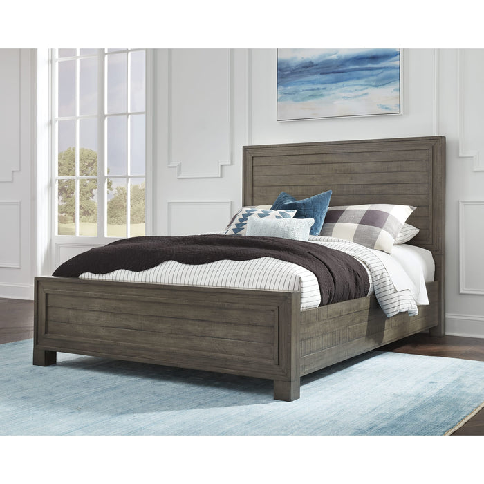 Modus William Solid Wood Panel Bed in Dusty DawnMain Image