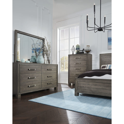 Modus Furniture William Solid Wood Panel Bed in Dusty Dawn  FYBVA  Image 2