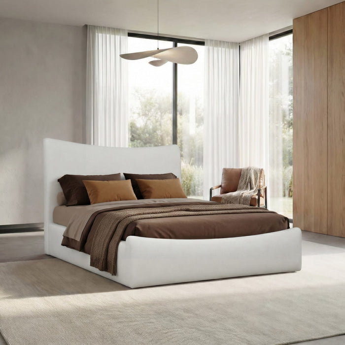 Modus Furniture Windham Upholstered Bed in Whipped Honey  WG1LJ  Main Image