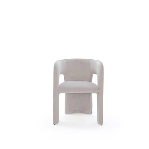 Modus Winston Fully Upholstered Arm Chair in Ash Grey VelvetImage 1