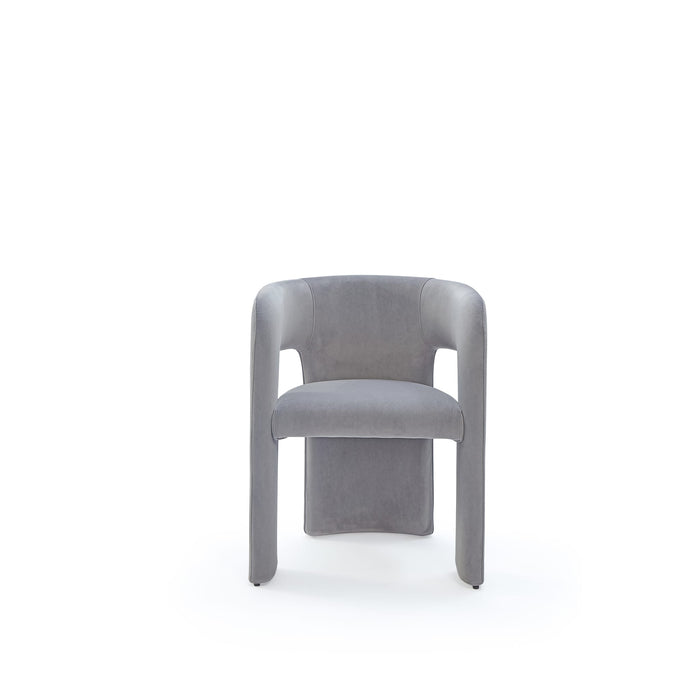 Modus Winston Fully Upholstered Arm Chair in Goose Velvet Image 1