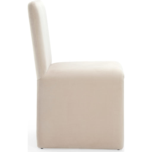 Modus Furniture Winston Fully Upholstered Side chair in Sand Velvet 655450410215 FMBF64A Image 3