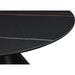 Modus Furniture Winston Stone Top Metal Base Round Dining Table in Black 655450330926 FMBF60 Image 5