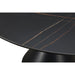 Modus Furniture Winston Stone Top Metal Base Round Dining Table in Black 655450330926 FMBF60 Image 6