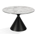 Modus Winston Stone Top Metal Base Round Dining Table in Grigio Image 4